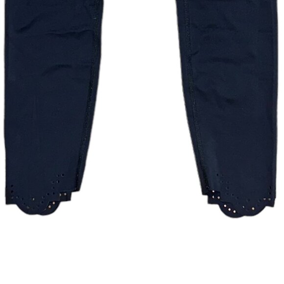 Beyond Yoga Cruz Scalloped High Waist 7/8 Yoga Leggings Black Medium Workout Gym - Picture 2 of 6